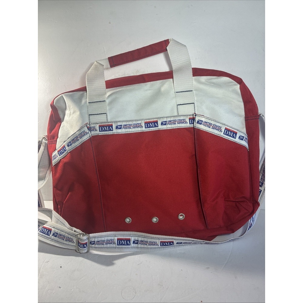 Atchison United States Postal Service Red Nylon Carry Tote Bag W/ Shoulder Strap